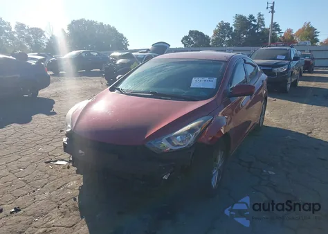 2014 Hyundai Elantra Se из США, поврежденный, VIN 5NPDH4AE4EH543907